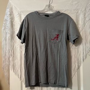 WOMENS UNIVERSITY OF ALABAMA GREY POCKET TSHIRT